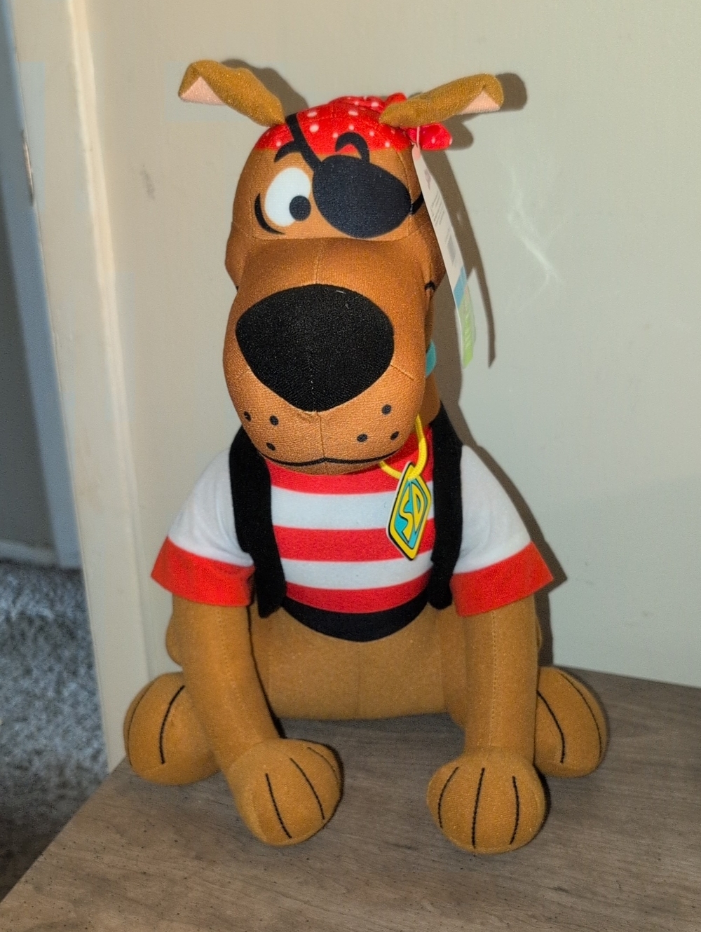 Scooby-Doo! Pirate Stuffed Animal One Size Brown Orange